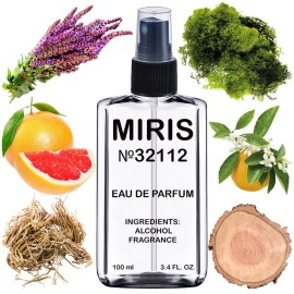 MIRIS No. 32112, Inspired by Grey Vetiver, Long-Lasting Eau de Parfum for Men, Spray 3.4 Fl Oz / 100 ml