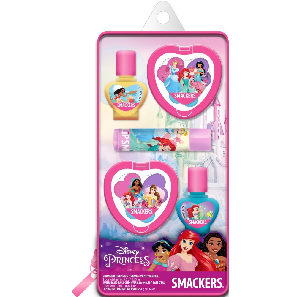 Lip Smacker Disney Princess Pouch Makeup Set And Bag For Girls