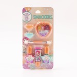 Lip Smacker 9-Piece Beauty Collection Set, Mermaid-Themed Makeup, Includes Lip Balms, Glosses, and Nail Polishes, Fun Flavors, Cruelty-Free & Vegan