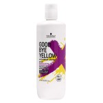 GOODBYE YELLOW Purple Shampoo Neutralizing Wash - 33.8 oz | Anti-Yellow Vegan Shampoo for Blonde & Gray Hair | Vegan Color Balancing for Brassy and Yellow Tones | Professional Salon Formula