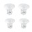 bliblo 4pcs Flange Insert 17mm,Compatible with Medela/TSRETE/momcozy,BPA Free Silicone Insert for Wearable Breast Pump Shield/Flange InsertMilk Collector 24mm Universal