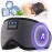 TOPOINT Sleep Mask with Bluetooth Headphones, Breathable Silk Eye Mask for Sleeping Men Women, Bluetooth Sleep Mask Blackout with Speakers, Microphone Handsfree, USB C for Travel Meditation Gifts