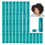 Perm Rods Jumbo, 36 pcs Extra Large Size Hair Rollers for Natural Hair Long Short Hair Styling Tool Curlers