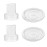 bliblo S9/S12/S9pro/S12pro Duckbill Valve and Silicone Diaphragm, Compatible with NaNaLazy/TSRETE/momcozy, Wearable Breast Pump Replacement Parts Accessories (4 Piece Set)
