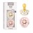 BIBS Pacifiers - Boheme Collection | BPA-Free Round Nipple | Nautral Rubber Latex | Made in Denmark | Set of 2 Ivory/Blossom Color Premium Soothers | Size 6-18 Months