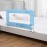 ComfyBumpy 1-Pack Bed Rail for Toddlers 35.5 L x 19.5 H | Toddler Bed Rails for Twin, Full & Toddler Bed Size | Swing Down Bed Rail Guard | Baby Bed Side Rail for Kids | Blue