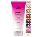 Four Reasons Color Mask INTENSE - Pink - (27 Colors) Intensive Toning Treatment - Color Depositing Conditioner - Semi Permanent Hair Dye for Lightened and Colored Hair- 100% Vegan, 6.76 fl oz
