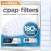 resplabs CPAP Filters Compatible with The ResMed AirSense 11 CPAP Machine, Standard Disposable Filter Replacements - 180 Pack
