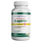 Health Pharma Aspirin 81 mg (1000 Enteric Coated Tablets) | Adult Low Dose Strength Pain Reliever (NSAID) | Safe Pain Relief for Minor Aches and Pain | Value Pack Generic
