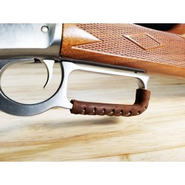 D4 Guns Handcrafted Leather Lever Wrap for Lever Action Rifles and Shotguns (Dark Brown)