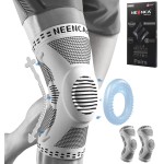 NEENCA 2 Pack Knee Braces for Knee Pain, Compression Knee Sleeves with Patella Gel Pad & Side Stabilizers, Knee Support for Meniscus Tear, Arthritis, Joint Pain, ACL, Runner, Workout- FSA/HSA APPROVED