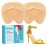 ZUCNANA Metatarsal Pads | 2 Pairs High Heel Inserts | Soft Gel Shoe Inserts for Women | Reusable Ball of Foot Cushions for Women Foot Pain Relief and Comfort | One Size Fits Any (Golden)