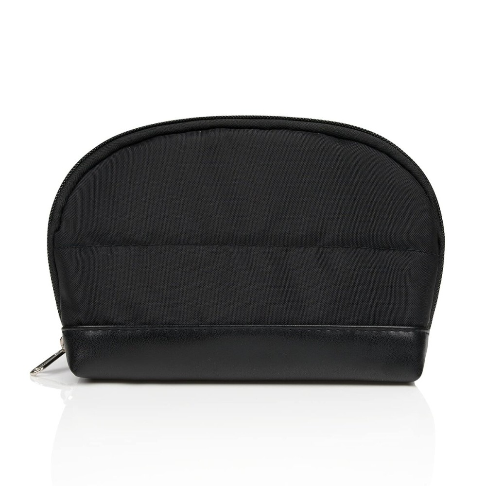 Ethereal Small Makeup bag for Purse, Cute Cosmetic Bag Portable Mini Makeup Pouch for Women Black