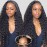 Wear and Go Glueless Wigs Human Hair Pre Plucked Pre Cut 5x5 HD Closure Wigs Human Hair Deep Wave Lace Front Wigs for Black Women 210% Dentisy 12A Deep Curly Glueless Wig Bleached Knots (30 Inch)