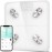 Etekcity Smart Scale for Body Weight and Fat Percentage, Digital Bathroom Accurate Weighing Machine for People\'s BMI Muscle, Bluetooth Electronic Body Composition Monitor Syncs with App, 400lb, White