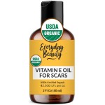 Organic Vitamin E Oil for Scars - All Natural & Vegan Skin Moisturizer 2oz - Light and Unscented Great for Scars After Surgery - Reduce Wrinkles, Anti Aging, Lighten Dark Spots - Face, Skin & All Over