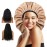 Auban Extra Large Shower Cap for Braids, Double-Layer Waterproof Reusable Satin Lining XL Shower Cap for Women Long Hair, Locs, perms (khaki)