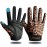 ZEROFIRE Full Finger Workout Gloves for Women Men - Weight Lifting Gloves with Full Cover Palm Protection & Extra Grip for Gym,Weightlifting,Fitness,Exercise,Training.Cycling.Leopard-Large