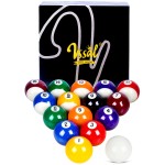 VSSAL Billiard Balls Set Pool Table Balls Universal Regulation Style 16 Ball Set