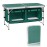 Camp Field Camping Folding Aluminum Table with Adjustable Legs,Outdoor Picnic Foldable Table for Travel Beach, Backyards, BBQ, Party and Gift...(Green)