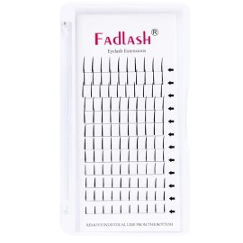 Lash Extension Spikes 15-20mm Mix D Curl Premade Lash Spikes Individual Lashes Super Mink Wipsy Volume Lash Extensions Spikes Eyelash Extension SuppliesD Curl,15-20mm)