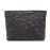 Makeup Bags for Purse Zipper Cosmetic Pouch Large Travel Canvas Make Up Organizer Tool Pouch for Women and Girls,Flower Black