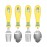 Zak Designs Bluey Kid Flatware Set with Fun Character Art on Both Utensils, Non Slip Fork and Spoon Set is Perfect for Encouraging Picky Eaters to Finish Their Plates (2 pk, BPA-Free)