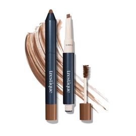 trestique Brow Pencil And Gel, Refillable Eye Brow Pencil With Built-In Brow, Clean Beauty Eyebrow Pencil And Brow Gel, Sustainable 2-In-1