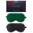 BeeVines 100% Real Mulberry Silk 2 Pack Sleep Mask, Pure Silk Eye Masks with Adjustable Strap for Sleeping, 100% Block Light Eye Shade Cover, Reduces Puffy Eyes Traveling Gifts(Black & Green)