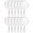 OMIRO Hand Mirror, Double-Sided Handheld Mirror 1X/3X Magnifying Mirror with Handle, Set of 12 (Clear)