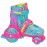 Fun Roll Beginner Roller Skates by Roller Derby, Adjustable Sizing, Skates for Kids, Toddlers, Boys, Girls