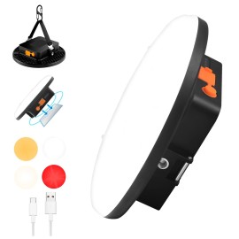 IODOO 16500mAh 60W Rechargeable Camping Light 3000LM 2700/4000/6500K LED Camping Lantern Portable IP65 Waterproof Tent Lights Power Failur