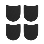 Shoe Heel Repair Rubber Pads Extra Large, 4mm (5/32 Inch) Thick, Anti-Slip Boot Heel Replacements for Mens & Womens Shoes - 2 Pairs