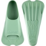 CAPAS Swim Training Fins Comfortable Silicone Lap Swimming Short Blade Floating Flippers with Mesh Bag for Adult Men Women Build Leg Strength