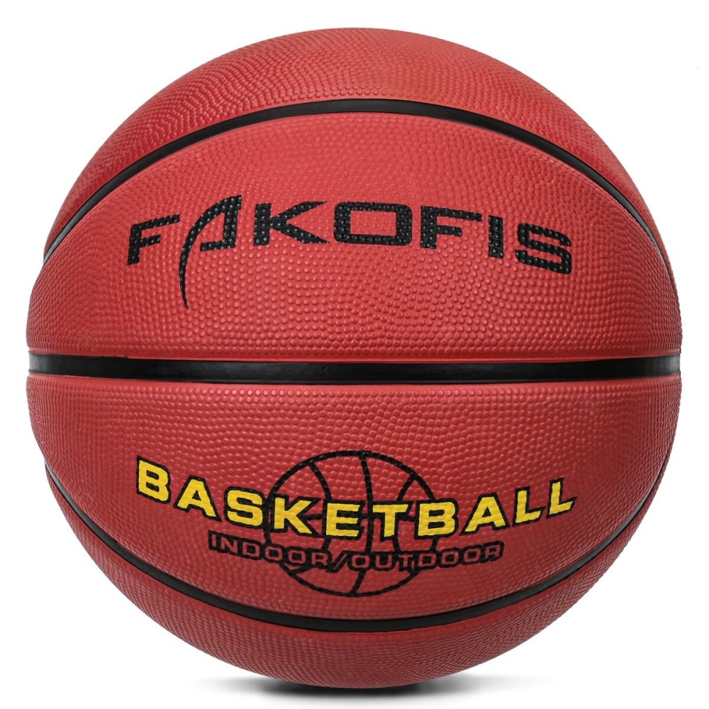FAKOFIS Toddler Kids Basketball Size 3(22) Small Basketball for Boys Girls Age 2-6,Premium Rubber Indoor Outdoor Basket Balls for Training Shoot and Dribble (Best Gift)