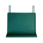 The Table Tyke Silicone Placemats for Toddlers with Patented Edge Bumper | Kids Placemats Non Slip Travel Ready | Baby Placemat BPA Free for Restaurant Dining Table | Hunter Green