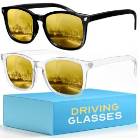 livho High Tech Night Driving Blue Light Glasses - Advanced Blue Light Blocking Computer Glasses