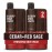 Every Man Jack Nourishing Cedar + Red Sage Mens Body Wash for All Skin Types - Naturally Derived Ingredients - Cleanse and Hydrate Skin with Coconut and Glycerin - 24oz 2 Bottles