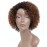HUA Short Wigs for Black Women Human Hair Ombre Color Kinky Curly Short Brown Wig with bangs Brazilian Colored Curly Human Hair Wig None Lace Front Wigs Glueless