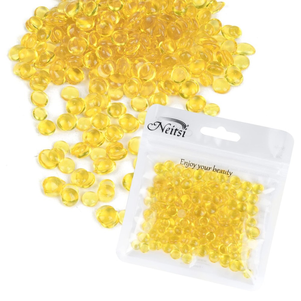 Neitsi 200Pcs Keratin Glue for Hair Extensions,Keratin Fusion Glue Beads Tips,Hair Extension Granules Pellet,Keratin Granules Beads Fusion Extensions Tools