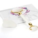 YLTNEUQER Gua Sha Facial Massage Tool & Jade Roller Set, Facial Massager for Face, Neck, Back, Arms, Legs, Eye,SPA Gifts for Women Gua Sha Facial Massager Reduce Puffiness and Improve Wrinkles