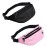 2 Packs Fanny Packs for Men and Women, Waterproof Sports Waist Pack Bag for Travel Hiking Running Hands-freeBlack&Pink