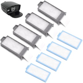 24 Pieces CPAP Filters for Dream Station2, IBEET Filters for DS 2 Supplies, Include 4 Assembled Filters for DS2 Filters, 8 Ultra-fine Filters, 8 Foam Filters