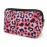 AJLTPA Cosmetic Bag Waterproof Neoprene Zipper Pouch Travel Portable Toiletry Makeup Bags Organizer Case for Women and Girls,Pink Cheetah