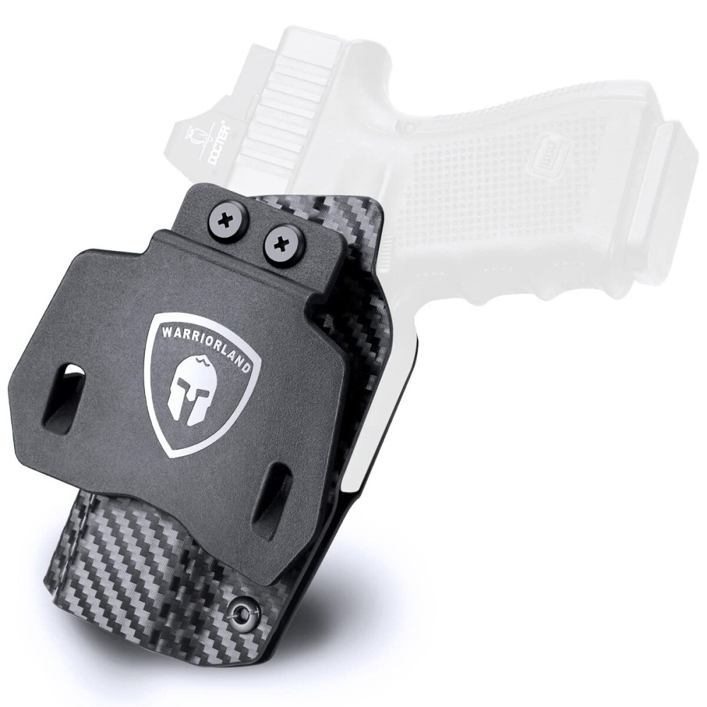 WARRIORLAND OWB Carbon Fiber Kydex Holster Fit: Taurus G2C / G3C / G3C Toro / G3 / Millennium PT111 G2 / PT140 Pistol, Optic Ready, Outside Waistband 1.5\'\'/1.75\'\' Paddle Holster, Adj., Right