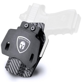 WARRIORLAND OWB Carbon Fiber Kydex Holster Fit: Taurus G2C / G3C / G3C Toro / G3 / Millennium PT111 G2 / PT140 Pistol, Optic Ready, Outside Waistband 1.5\'\'/1.75\'\' Paddle Holster, Adj., Right
