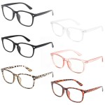 MIGSIR Blue Light Blocking Glasses for Computer Gaming, Fashion Fake Helps Reduce Screen Fatigue Eyeglasses for Women Men