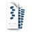 ohora Semi Cured Gel Nail Strips (N Cream Indigo) - Blue, Solid, Works with Any UV/LED Lamps, Salon-Quality, Long Lasting, Easy to Apply & Remove - Includes 2 Prep Pads, Nail File & Wooden Stick