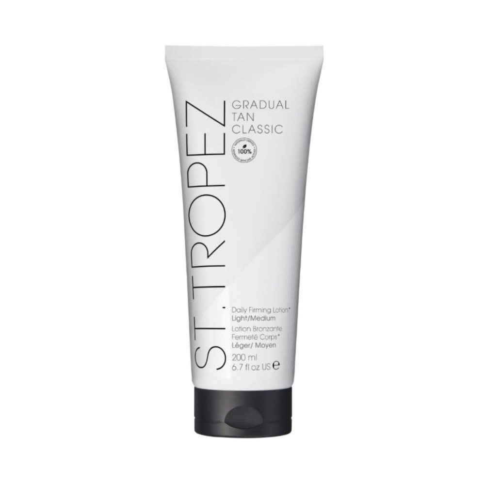 St.Tropez Gradual Tan Firming Lotion, Light to Medium Sun Kissed Glow Self Tan Moisturizer, with Hyaluronic acid and antioxidants, Streak-Free, Vegan, Natural & Cruelty-Free, 6.7 FL OZ