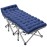 ABORON Camping Cot for Adult 28 Extra Wide, Heavy-Duty 1200D Oxford Cot for Sleeping, Portable Folding Camp Bed with Mat & Carry Bag